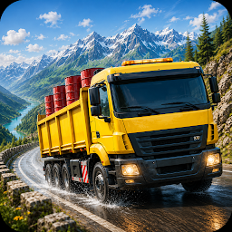 Heavy Duty Cargo Truck Driver icon