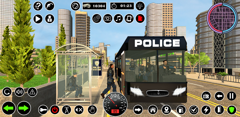 Police Bus Game: US Cops Coach screenshot